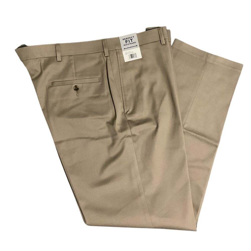 Haggar Men’s Perfect Fit Waistband Premium Non Iron Pant 40 X 32 NWT